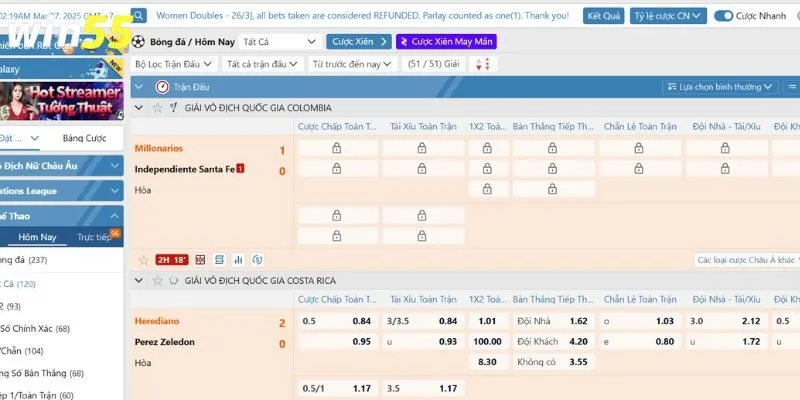 Bắt đầu hành trình cá cược tại Thể thao WIN55 thật đơn giản