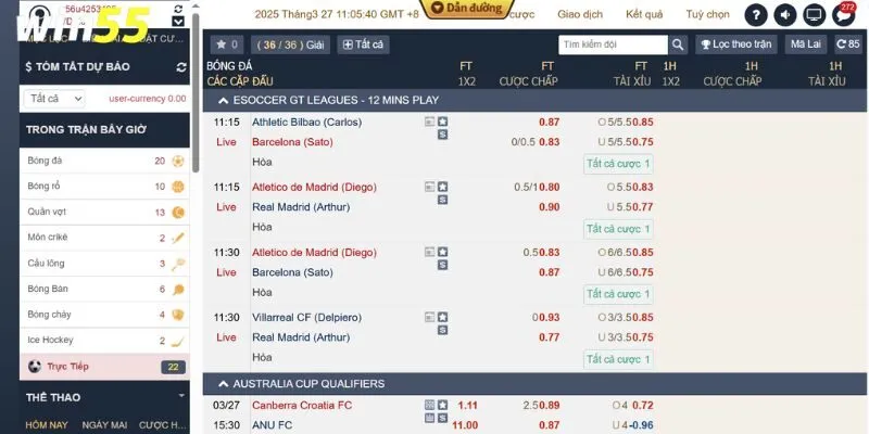 Bí quyết soi kèo Thể thao WIN55 và cách quản lý vốn hiệu quả