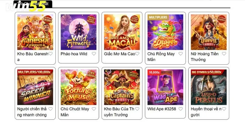 Có nhiều loại hũ cho người chơi lựa chọn theo sở thích và tài chính của bản thân