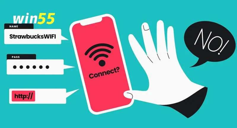 Hãy tránh đăng nhập bằng wifi công cộng vì độ bảo mật không cao