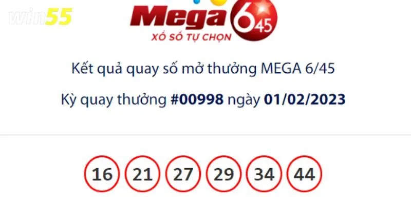 Mega 6/45 mang đến cơ hội trúng tiền tỷ mỗi tuần